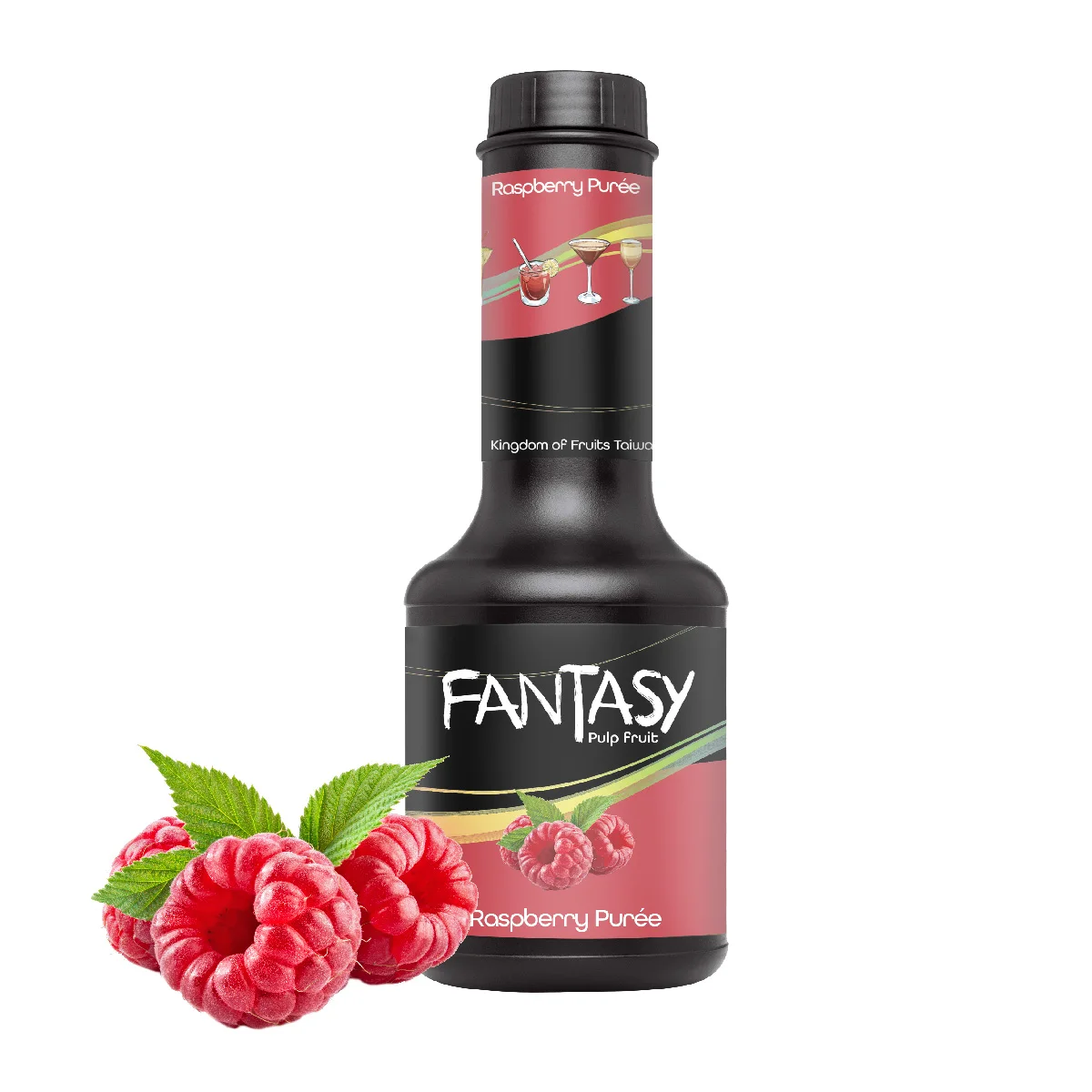 Raspberry syrup fruit