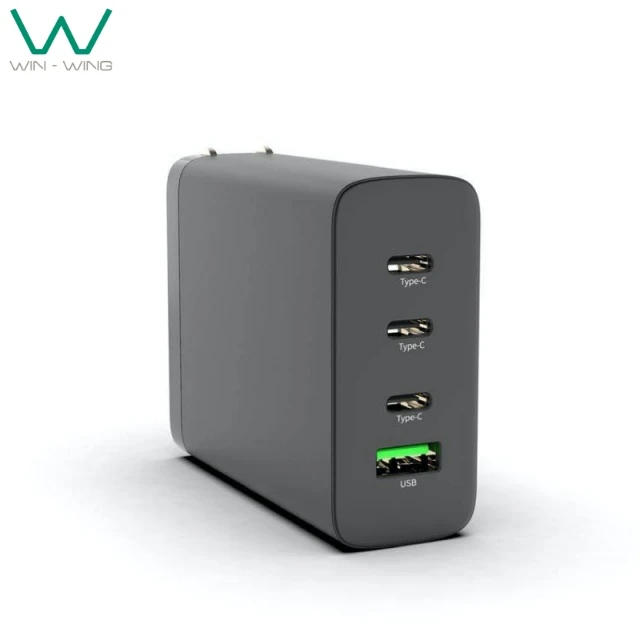 GaN charger 100W 3C 1A 20V 5A PD charger for MacBook  ETL PSE CE ROHS Certified