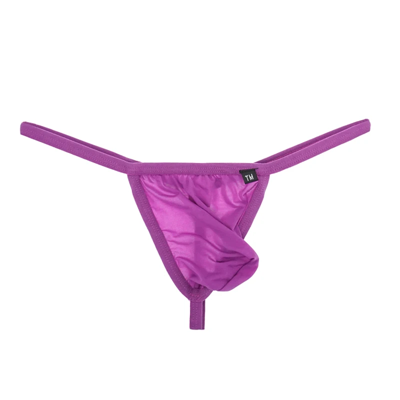 sissy men Thong Underwear Ultra Thin Bulge Pouch Exotic Male Bikini jockstrap Sexy Mens G String