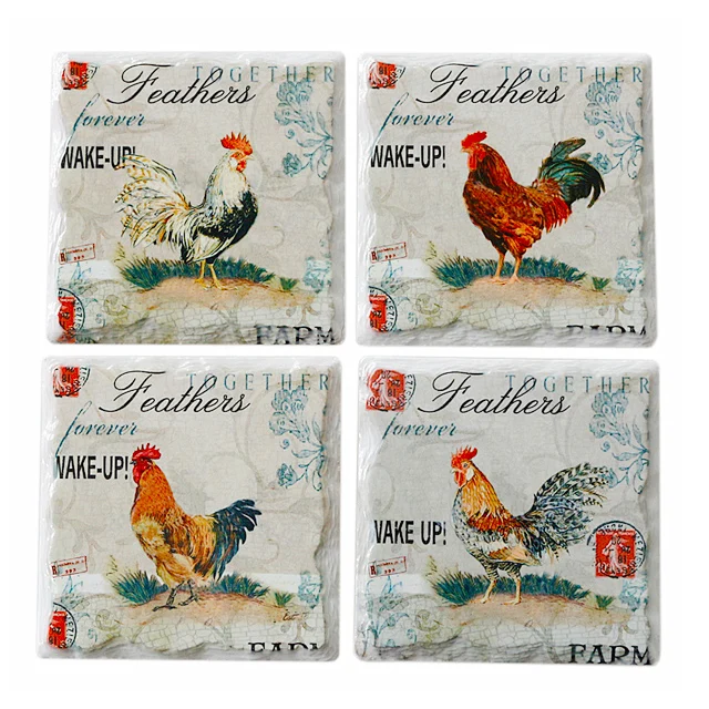 manufacturer high quality new design absorbent blank square ceramic tile for sublimation cup coaster