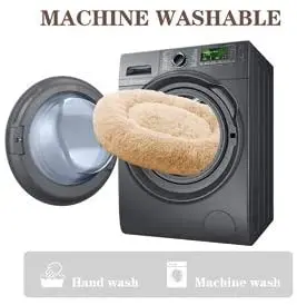  AIDI Free Sample OEM/ODM Soft Donut Washable Fabric Cuddler Furry Cat Dog Cushions Hundebett Calming Luxury Pet Bed For