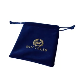 customized packaging hot selling suede envelope felt royal blue fabric jewelry pouch velvet jewelry pouches pockets