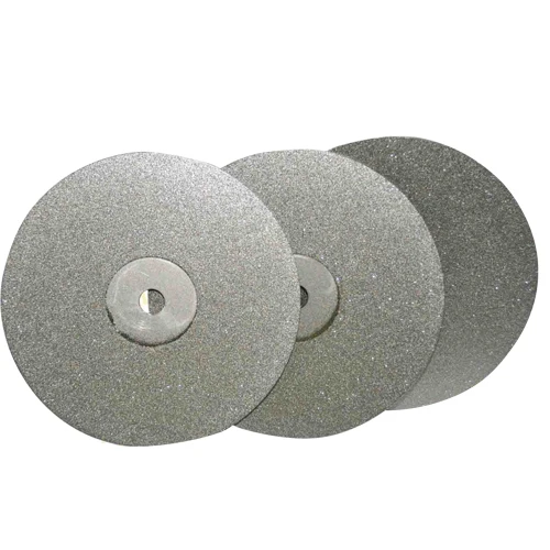 Electroplated lapping glass polish disc