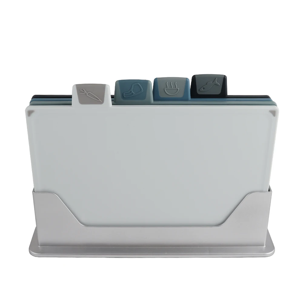 KITCHENCARE kitchen meat chopping block set plastic 5pcs cutting boards set