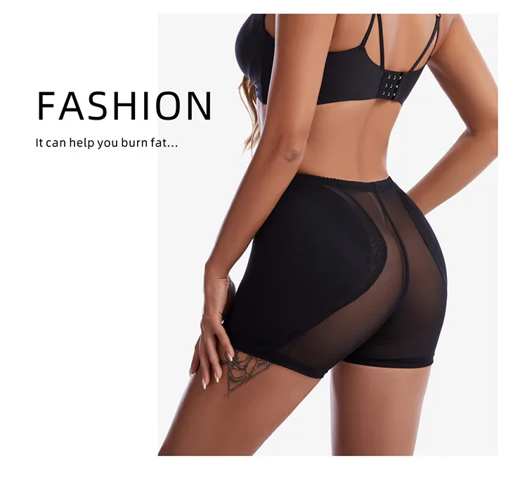 Custom Women Silicone Padded Butt Foam Panties Butt Lifter Shorts Padded Hips And Buttock Panties Hip Enhancing Panties