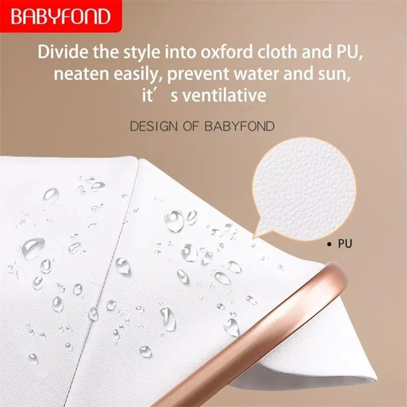 Babyfond Fast Shipping Door To Door Luxury Baby Stroller 3 in 1 poussette 3 en 1 bebe