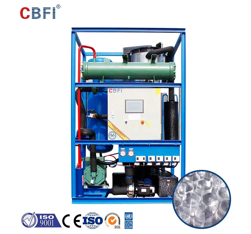 Fully Automatic 1 Ton Ice Tube Making Machine Ice Tubes 3000kg