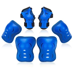 6 in 1 Adjustable Age 4-14 Safety Gear for Roller Skating Cycling Skateboard Bike Scooter Rollerblading