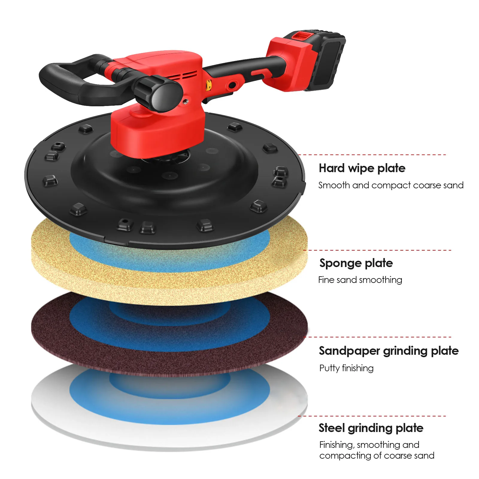 2021 Newest Small cement mortar polishing machine automatic mixing and plastering 2-in-1 machine