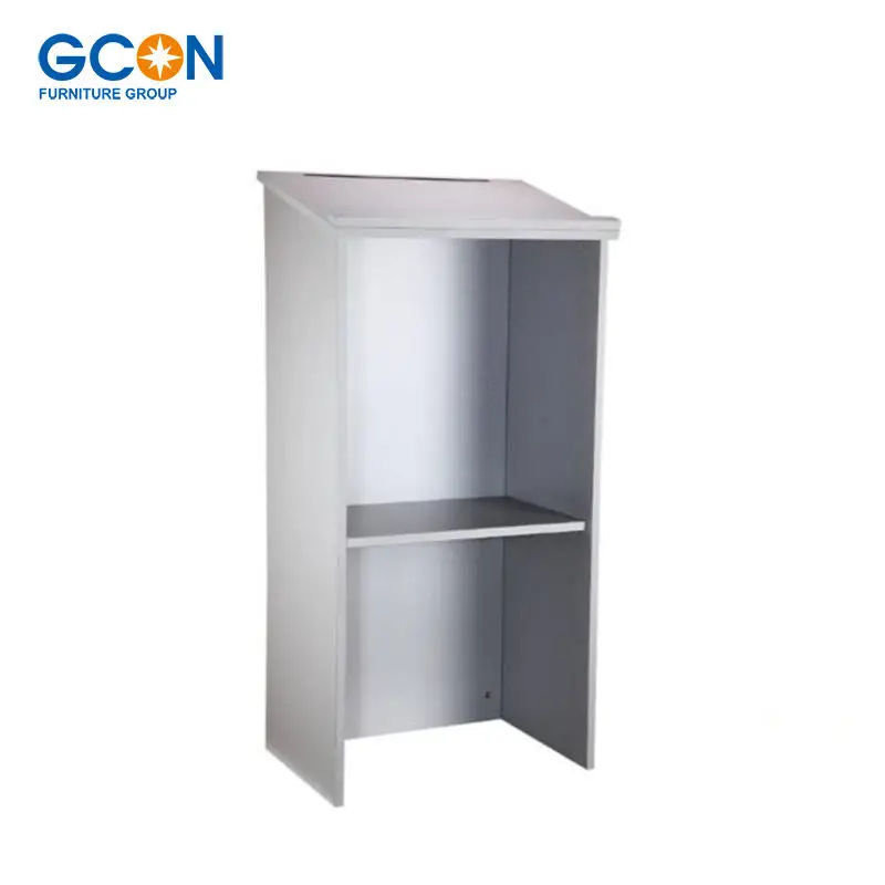 Modern wood lectern podium stand pulpit wood church concert school podium