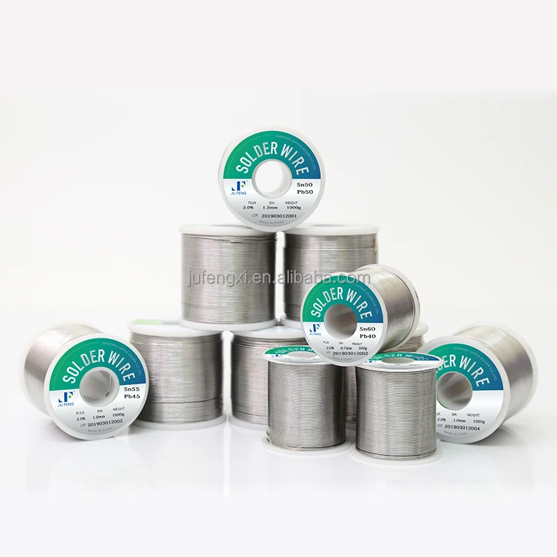 500g/roll 0.4mm diameter Sn63Pb37 63-37 tin leaded solder wire with rosin 2% flux for PCB electrical Soldering Tools