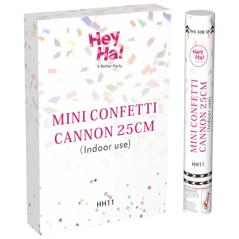 Factory Supply High Quality Party Poppers Confetti Cannon25cm Anodized Aluminum Confetti Cannon Festival Decoration Party Favor