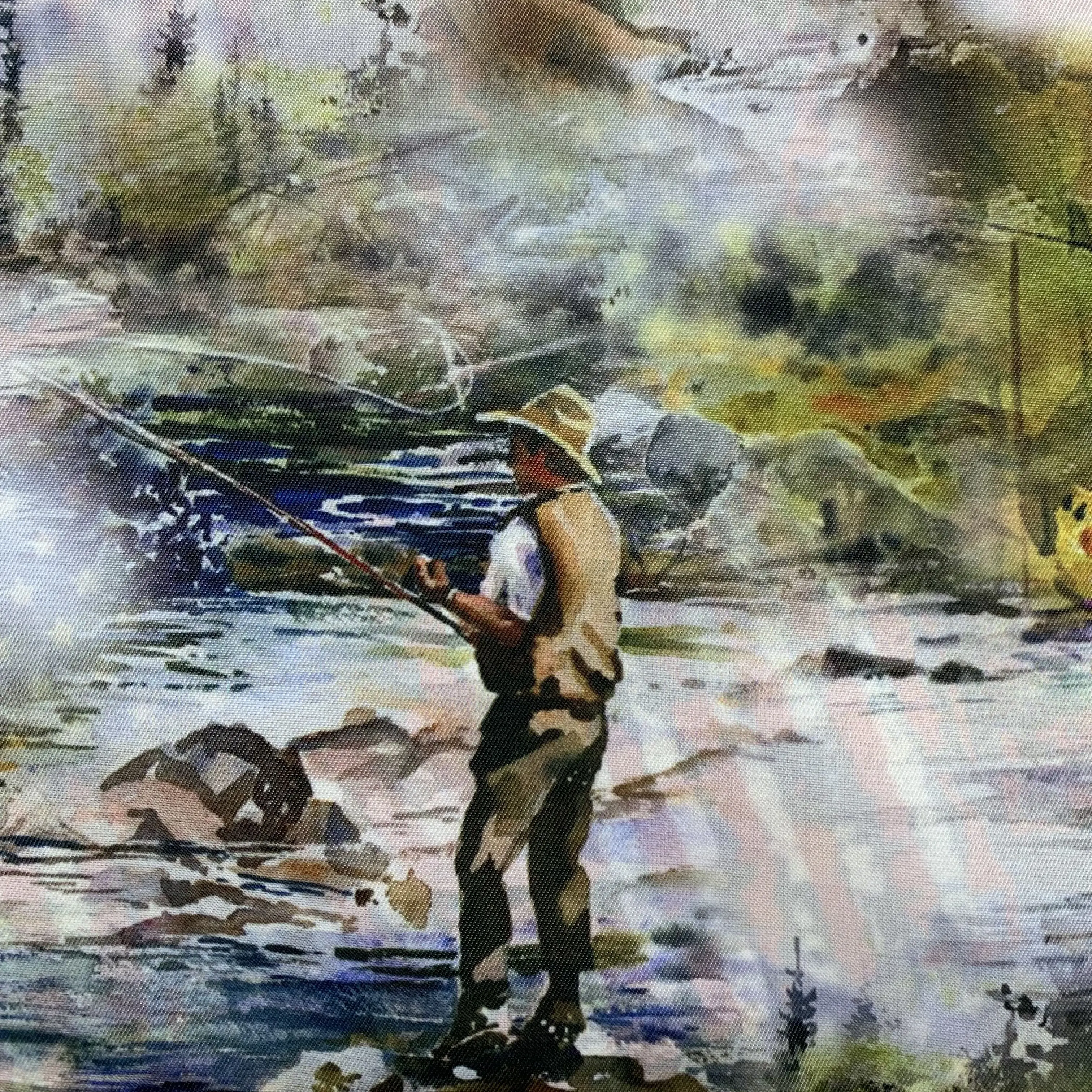 Custom Digital Printing media service on 100% polyester Taffeta lining fabric for custom suit