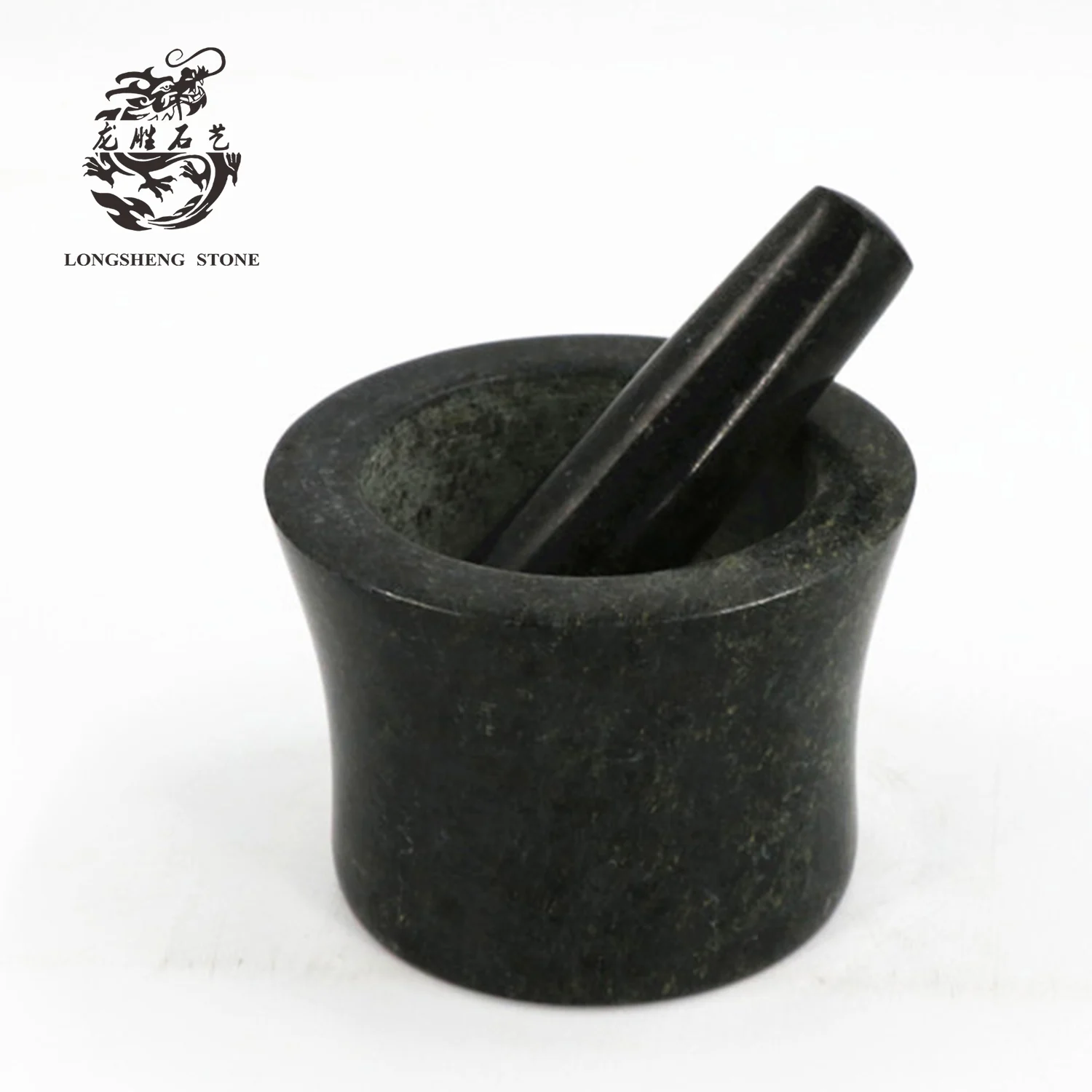Natural Granite stone Pestle and Mortar set in herb & spice tools garlic masher