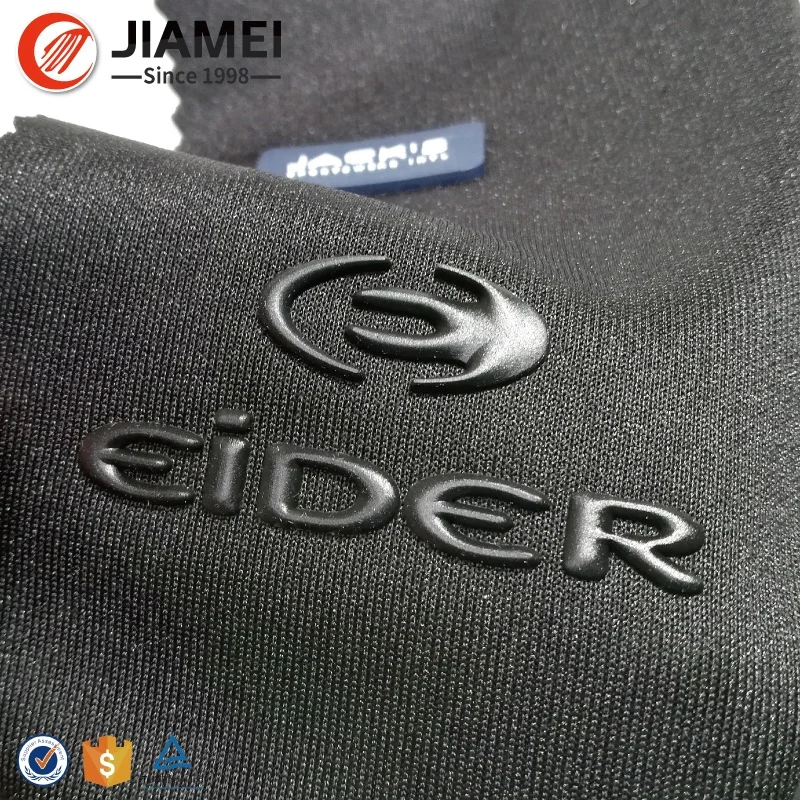 Rubber heat transfers 3d silicone rubber heat transfer label for clothing