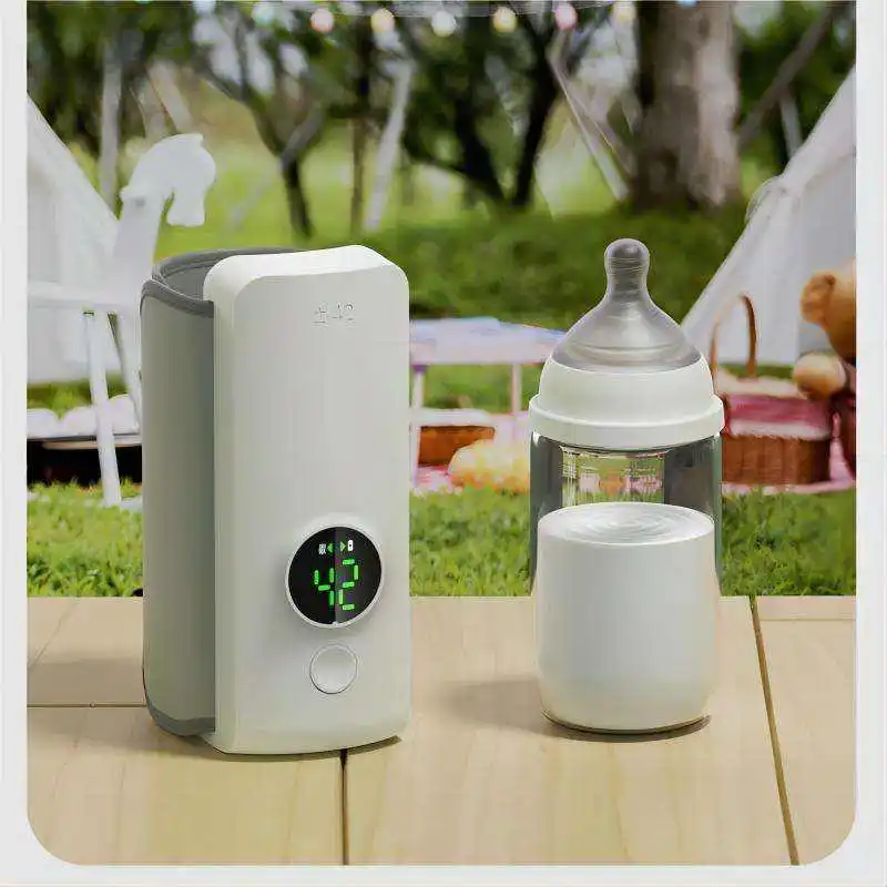 Wireless Milk Heater Fast Heating Portable Milk Warmer Baby Bottle Warmer for Baby Milk and Formula Baby Bottle Warm