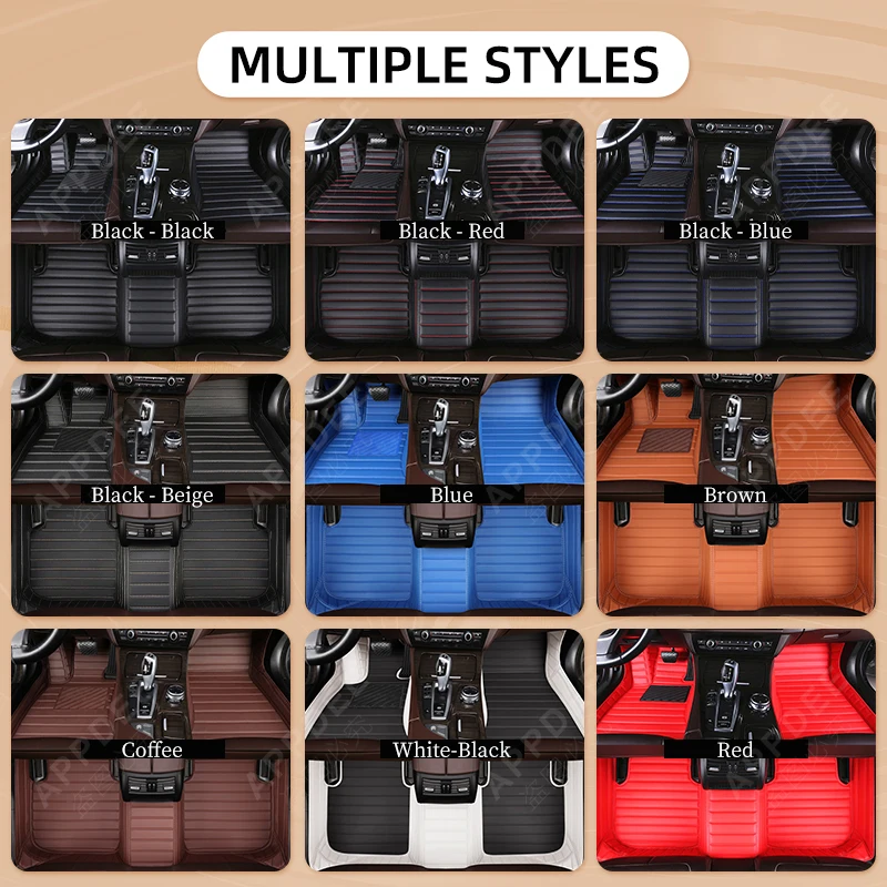 Car floor mats for BMW X1 E84 2010 2011 2012 2013 2014 Custom auto foot Pads automobile carpet cover interior accessories