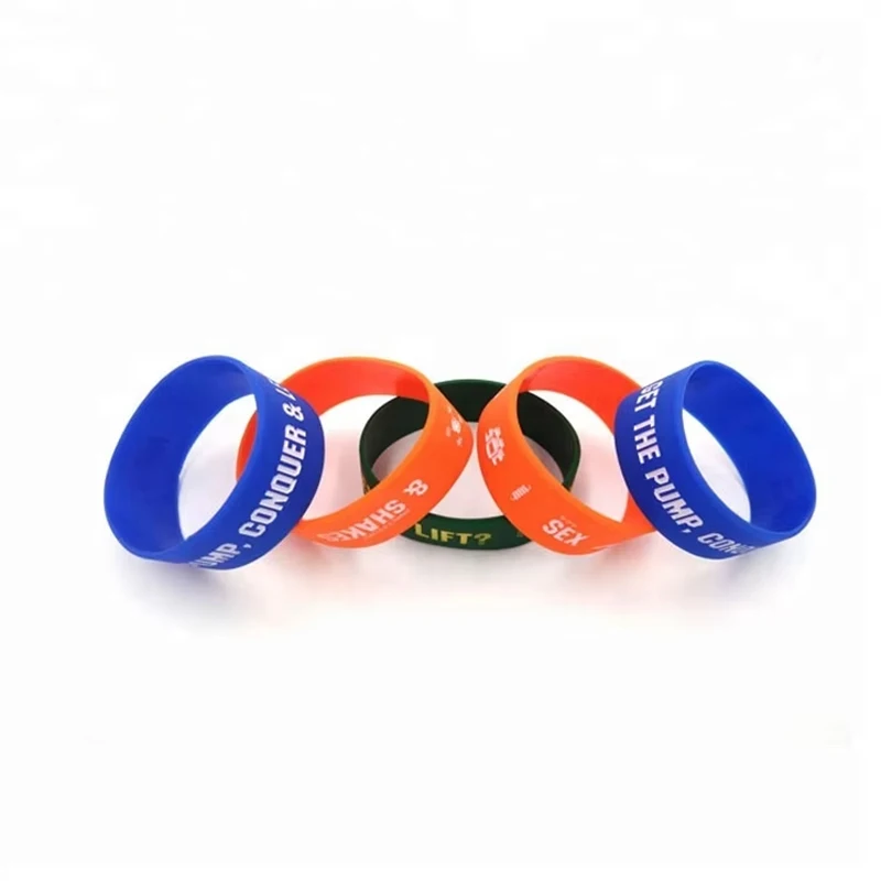 Custom comfortable and soft silicone wristband Elastic wristband sports silicone bracelet
