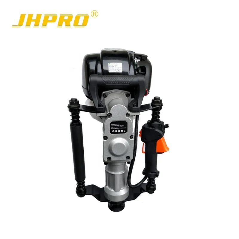 JHPRO  JH-68C EPA approved Mini Petrol Hammer Piling Machine  Gasoline  4-stroke Post Driver
