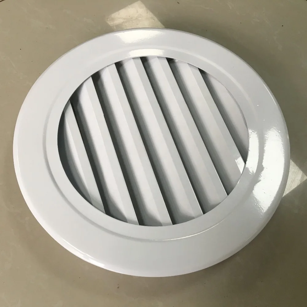 Wall and Floor Air Conditioner Round Air Grille Rain-proof Air Louvre