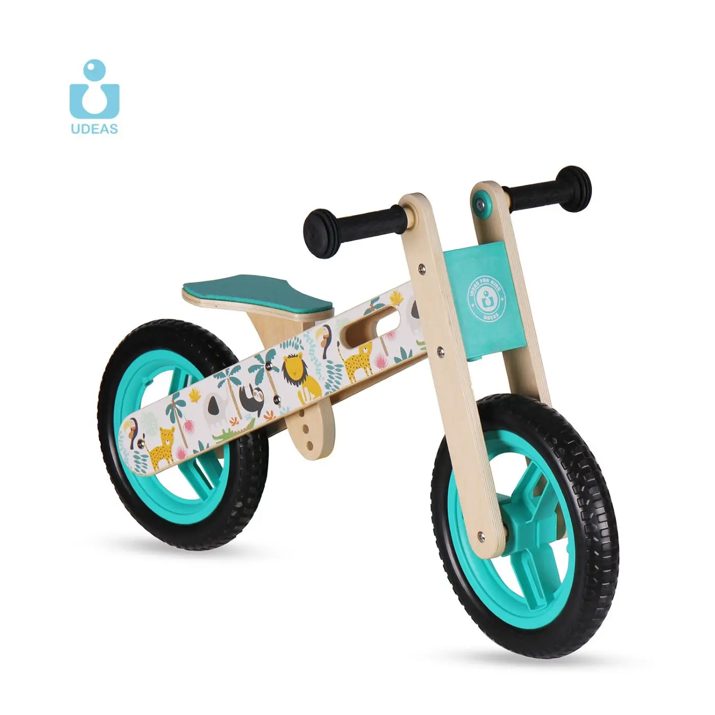 UDEAS Cheap supplier baby ride on car toy 12 inch children wooden balance bike