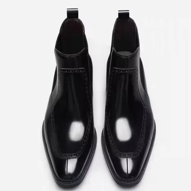 Man1.5cm heel dress shoes boots plastic shoe lasts