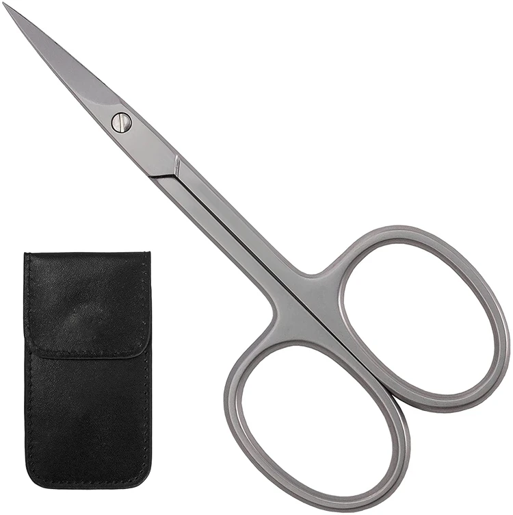 Custom Stainless Steel Spring Curved Cuticle Nail Manicure Scissors