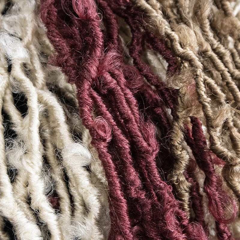 Wholesale HOT selling cheveux pour jumbo boho 26 premade ombre faux wig 12 in color 38 inch crotchet hair butterfly locs