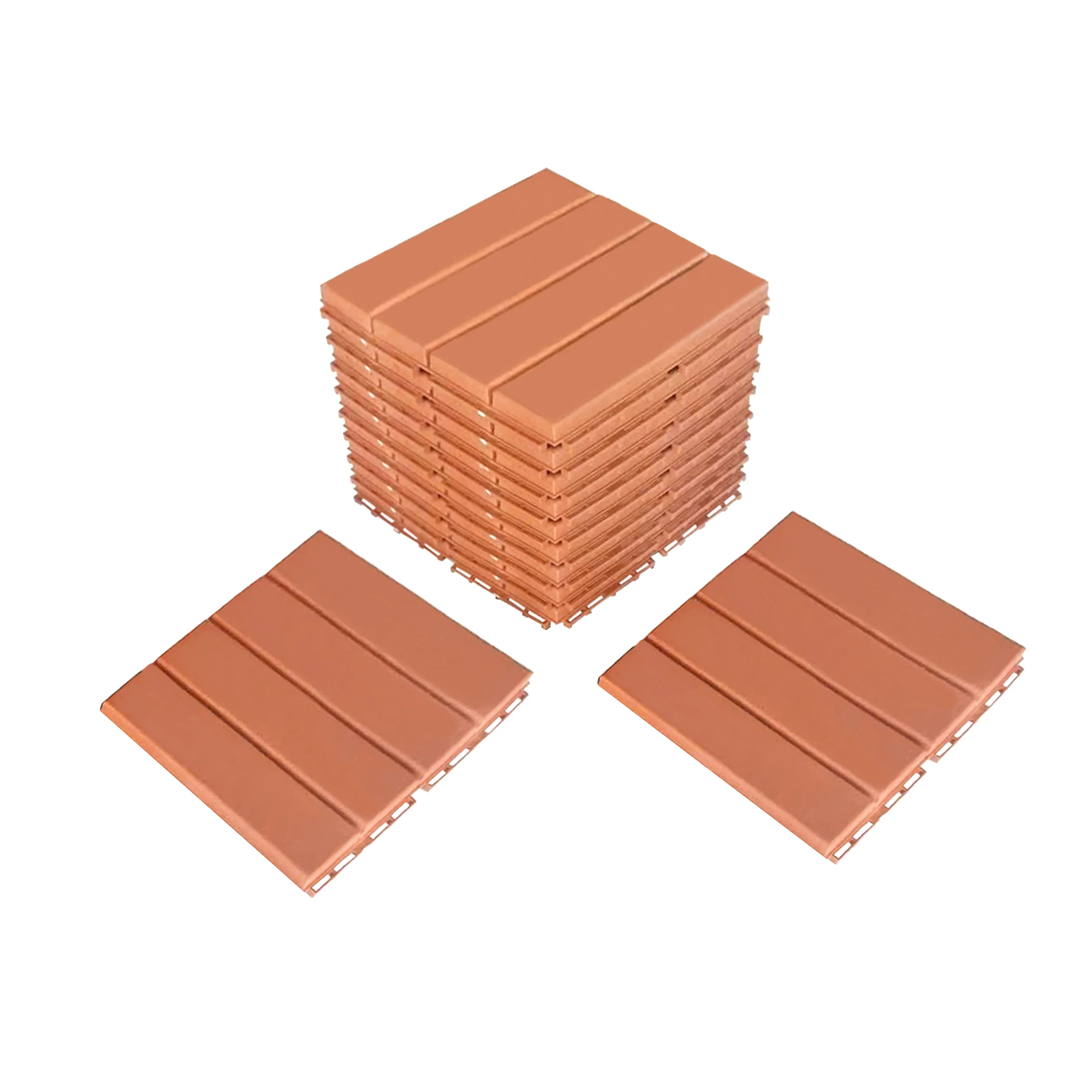 Hot selling  anti-slip interlocking outdoor patio deck tiles