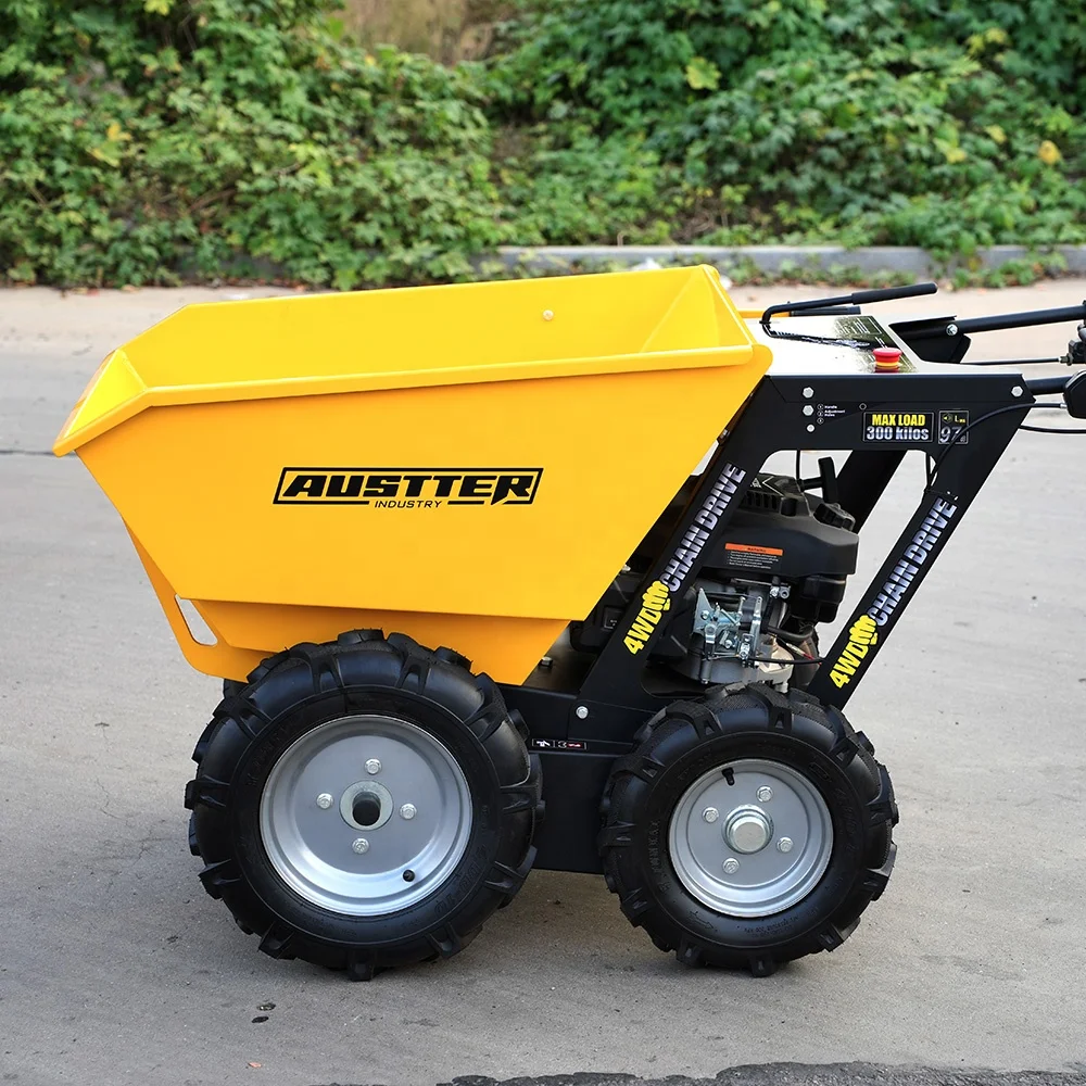 AUSTTER CE(MD/EMC/NOISE) Approved Gasoline Motor Power Mini Barrow Dumper Truck with B&S Ducar Engine