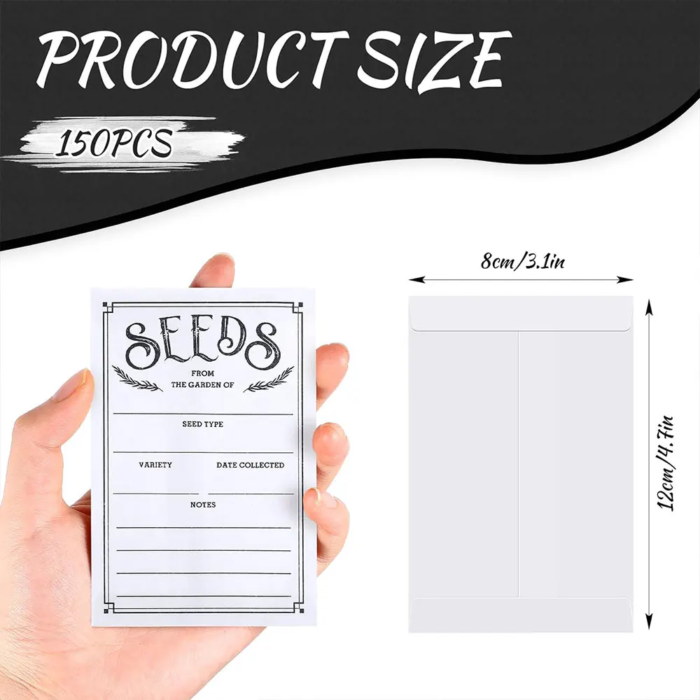 Hot sales 100% degradable biodegradable envelope kraft paper bag fertilizer seeds package bag