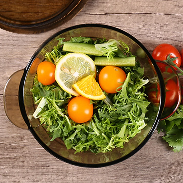 
Unique Design Hot Sale Transparent Cooking Glass Kitchen Pot For 