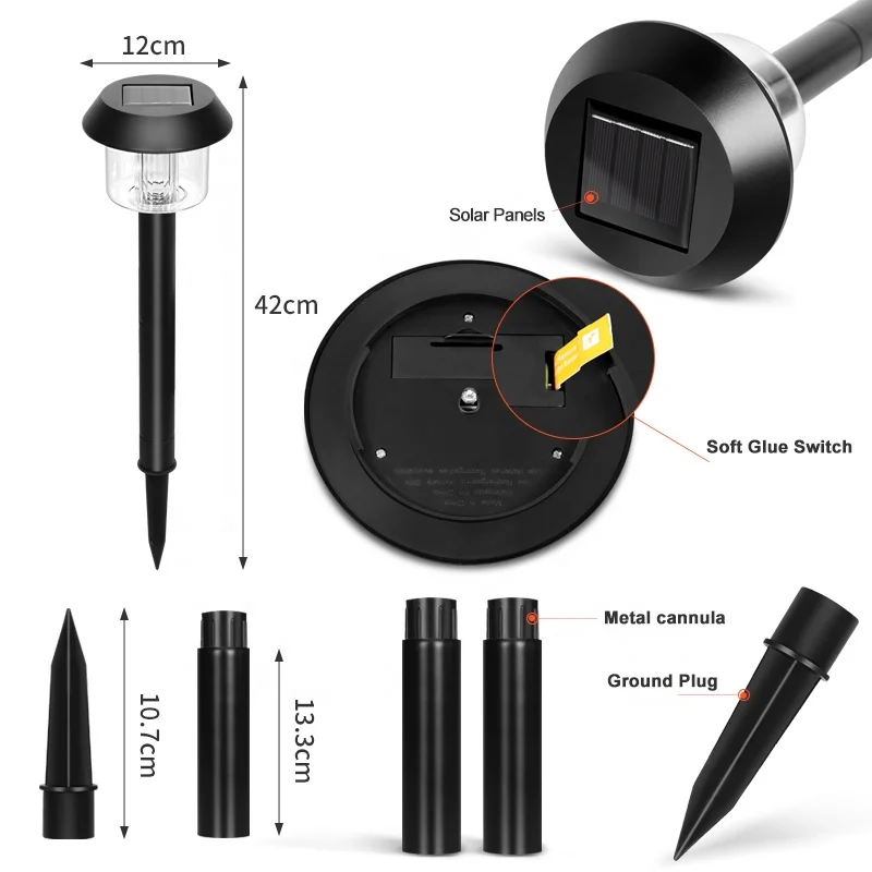 XLTD-300-1 Outdoor Garden Solar Light LED Series for Home Pathway Wholesale Battery Powered