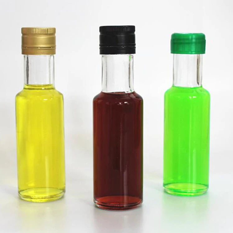 
Factory Wholesale OEM Liquor Juice Drinking Beverage Packing Container ES41 Round Shape 250ml Olive Oil Glass Bottle 