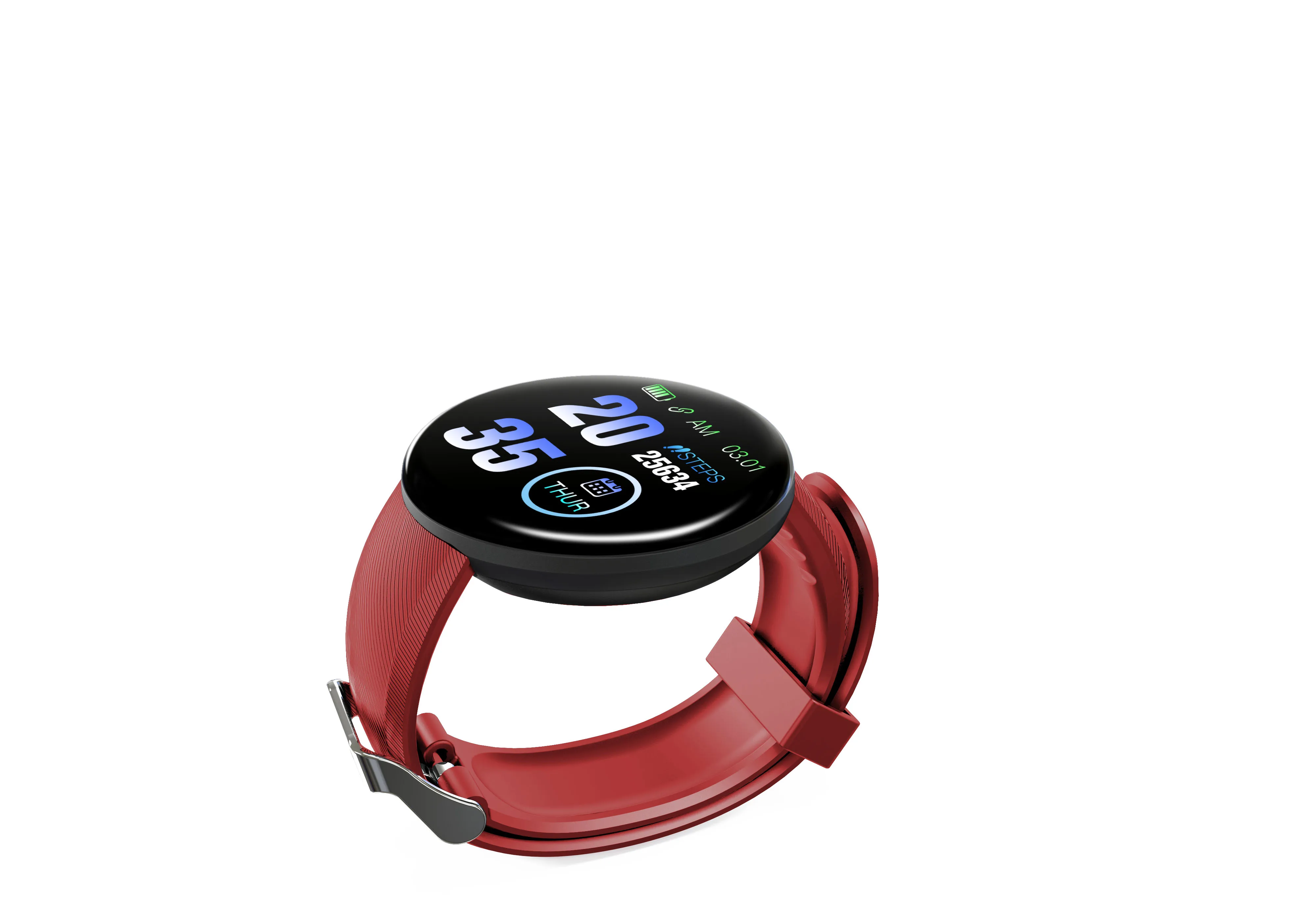 OkyRie Heart Rate Blood Pressure Color Screen Waterproof Sport Wristband Fitness Tracker smart watch D18 Smart Bracelet