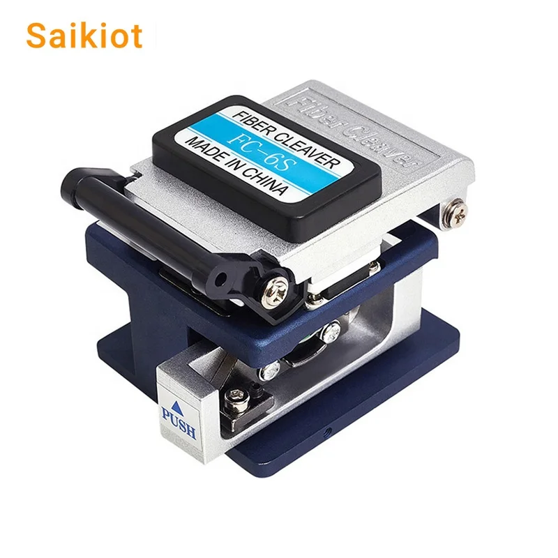 Saikiot FTTH Cutting Tools Kit Full Set Equipment Power Meter Cable Stripper Cable Cleaver Fiber Optic Cable Cutting Knife Tool