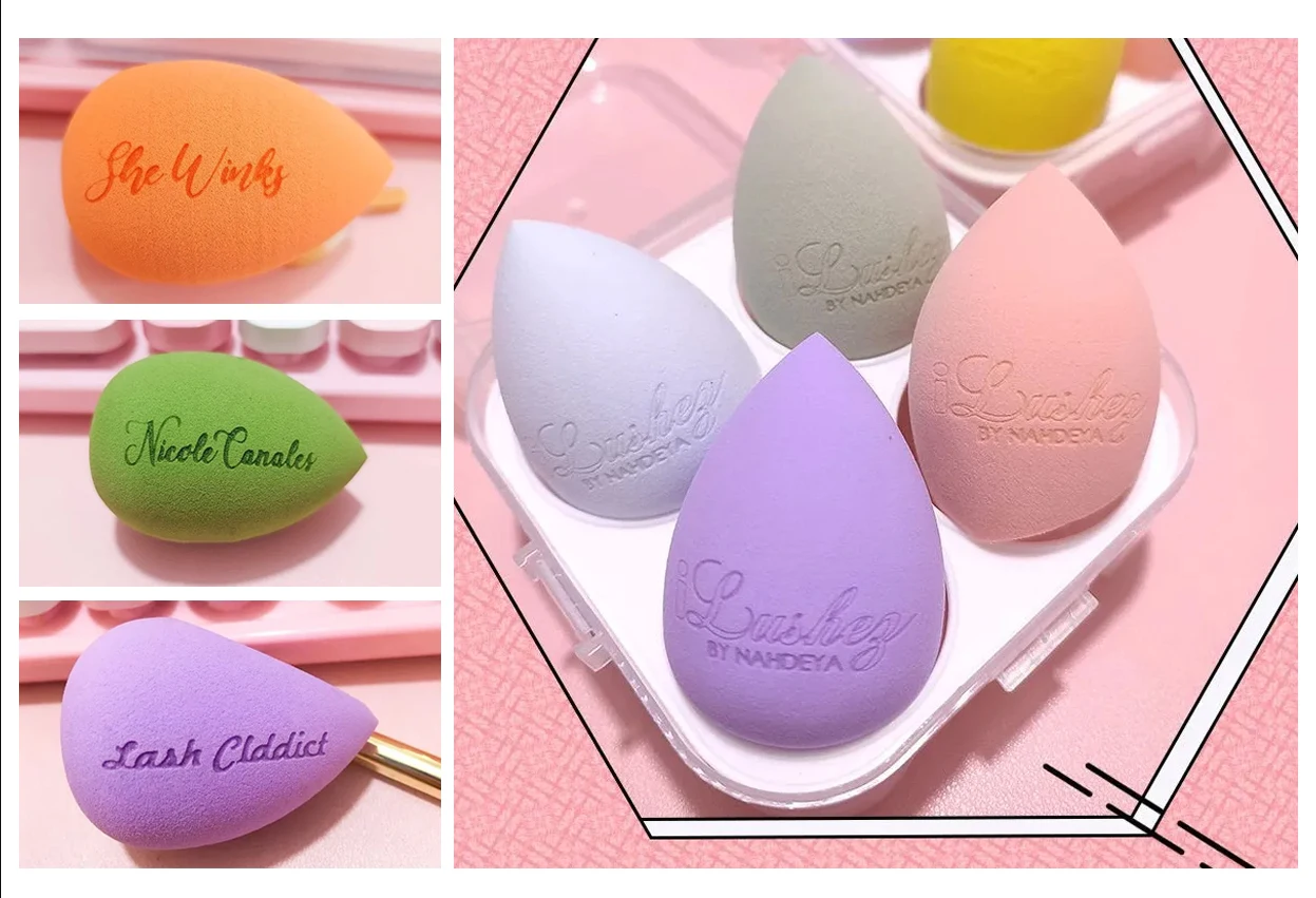 Fruit Beauty Cosmetics Blender Face Sponge Makeup Custom Cosmetic Makeup Wedges Sponge No Latex with Low MOQ