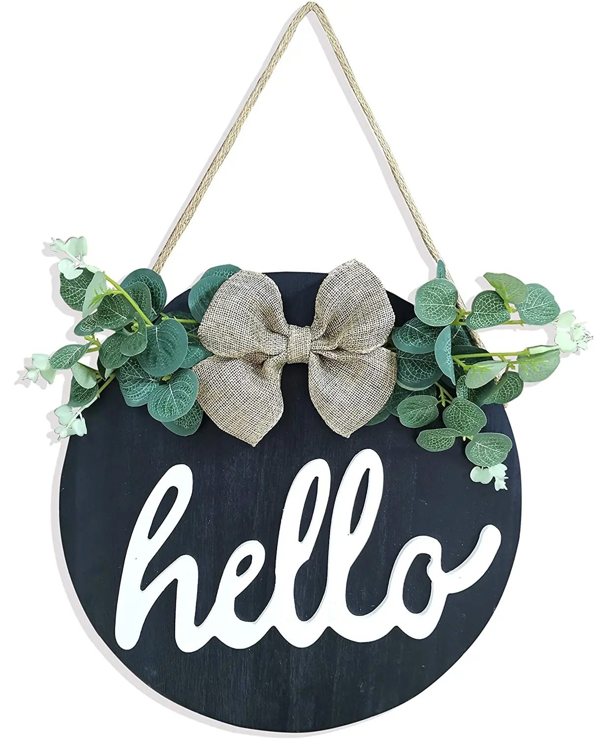  Wholesale interchangeable hanging wooden spring welcome home farmhouse yard