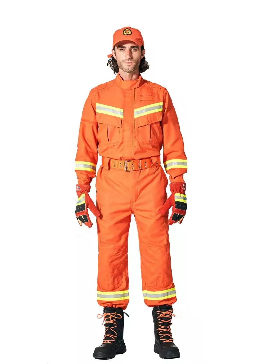 EN469 Bunker /Turnout Gear Safety Firefighting Suit Protective Garment with Jacket and Pants