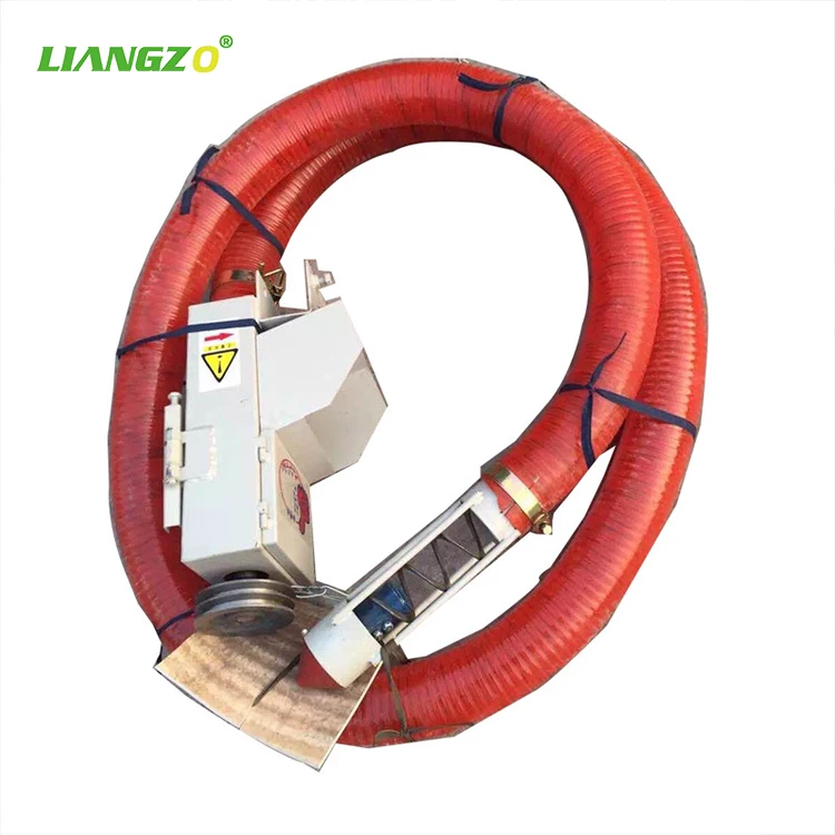 LIANGZO Middle Drive Large Wheat Rice Hose Double Head Double Pipe Grain Suction Machine