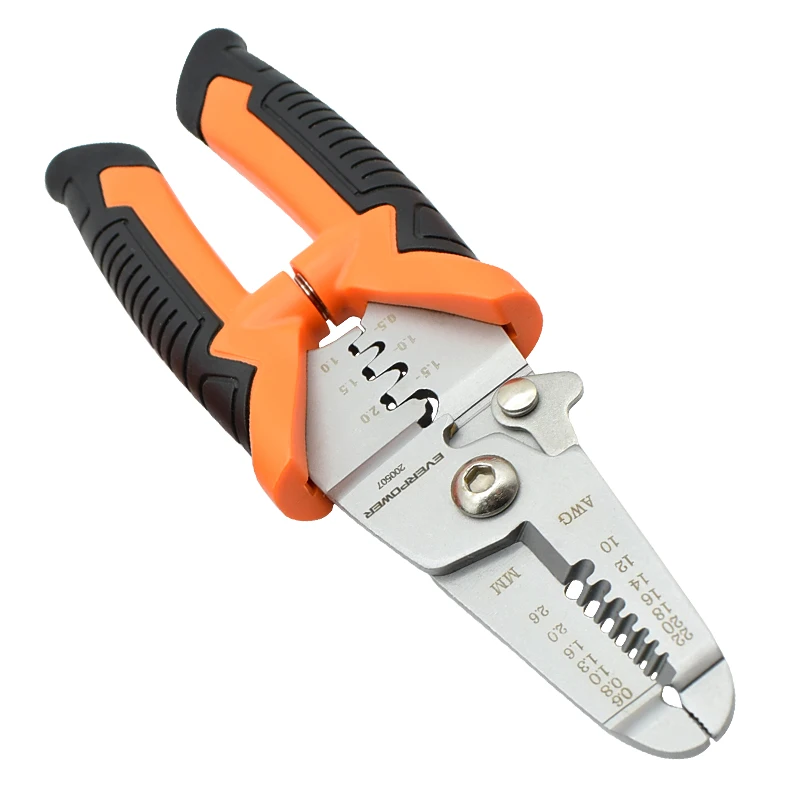 Hand Tool Portable Wire Stripper Decrustation Pliers Crimper Cable Stripping Crimping Cutter