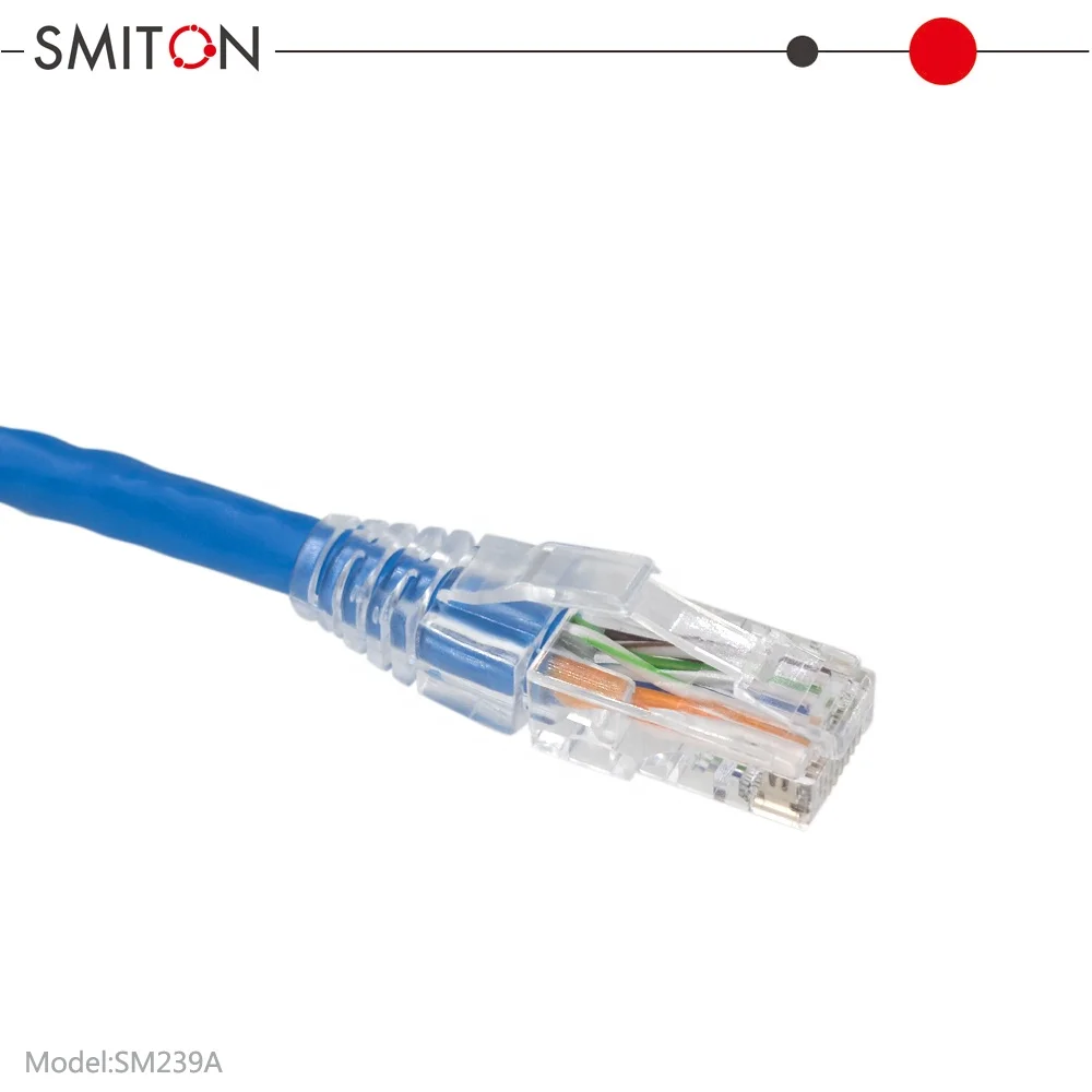 RJ45 Connector Cover Soft Plastic Boot Network 8P8C Modular Plug for CAT5e CAT6 cable