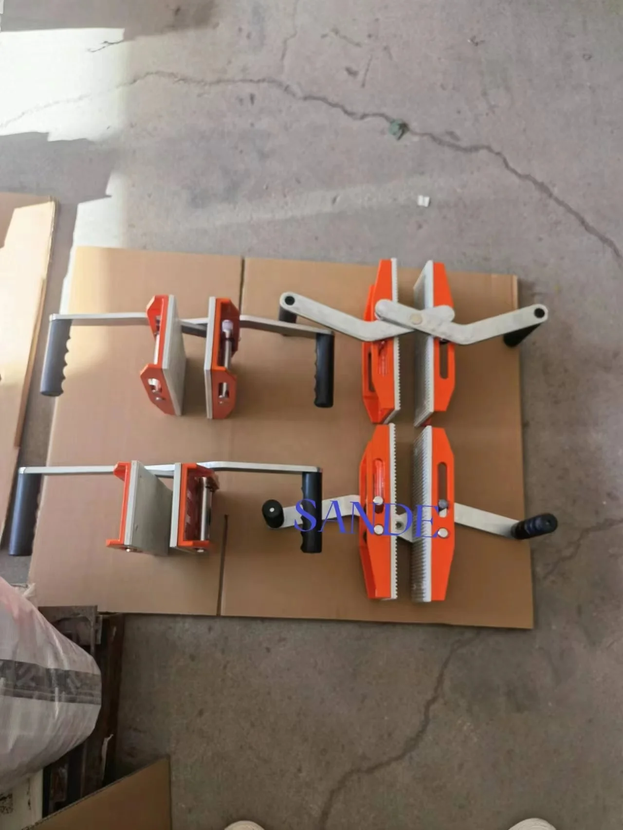 SANDE Tools Sale Lifting Moving Stone Slabs Double handle stone slab lifter granite sheet carry lifting clamp