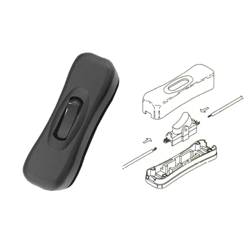 Огнестойкий однополюсный шнур 304 с 250 В 2 А