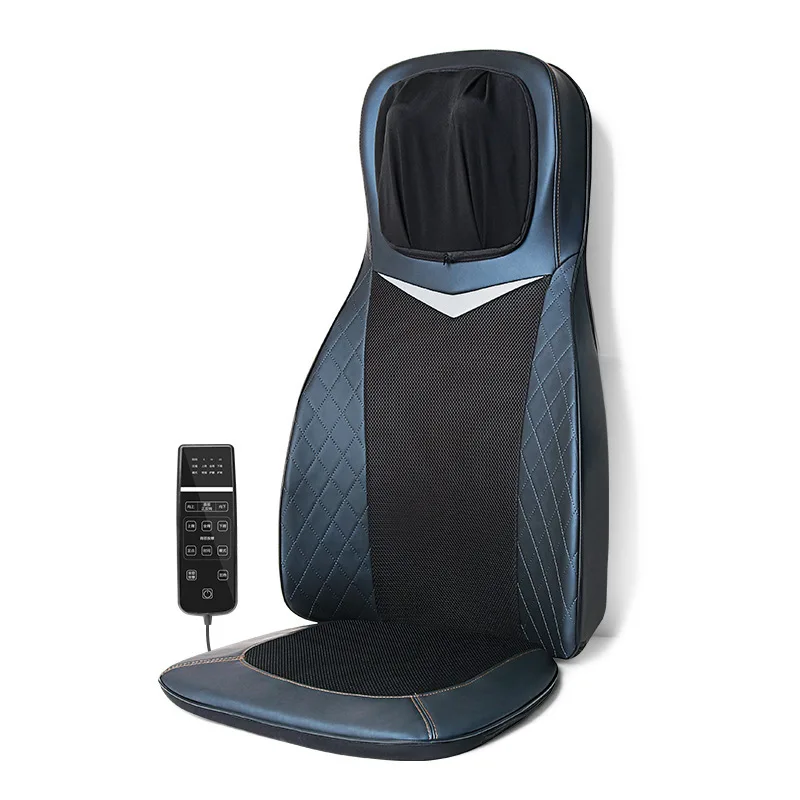 Youmay OEM Portable Neck Back 3D Air Body Kneading Seat Vibration Massage Home Car Electric Shiatsu Massage Cushion Heated