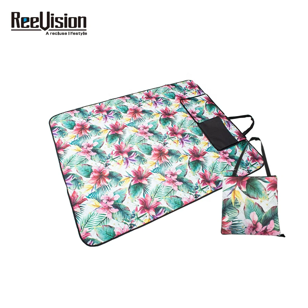 High Quality outdoor garden Picnic Mat extra large fleece portable Travel Camping Beach Picnic Mat Waterproof Rug Blanket Rug