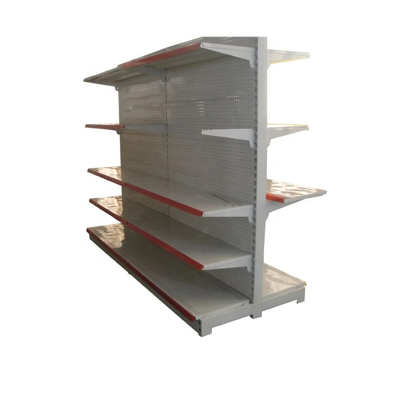 
Best selling China supplier back panel white color supermarket shelf 