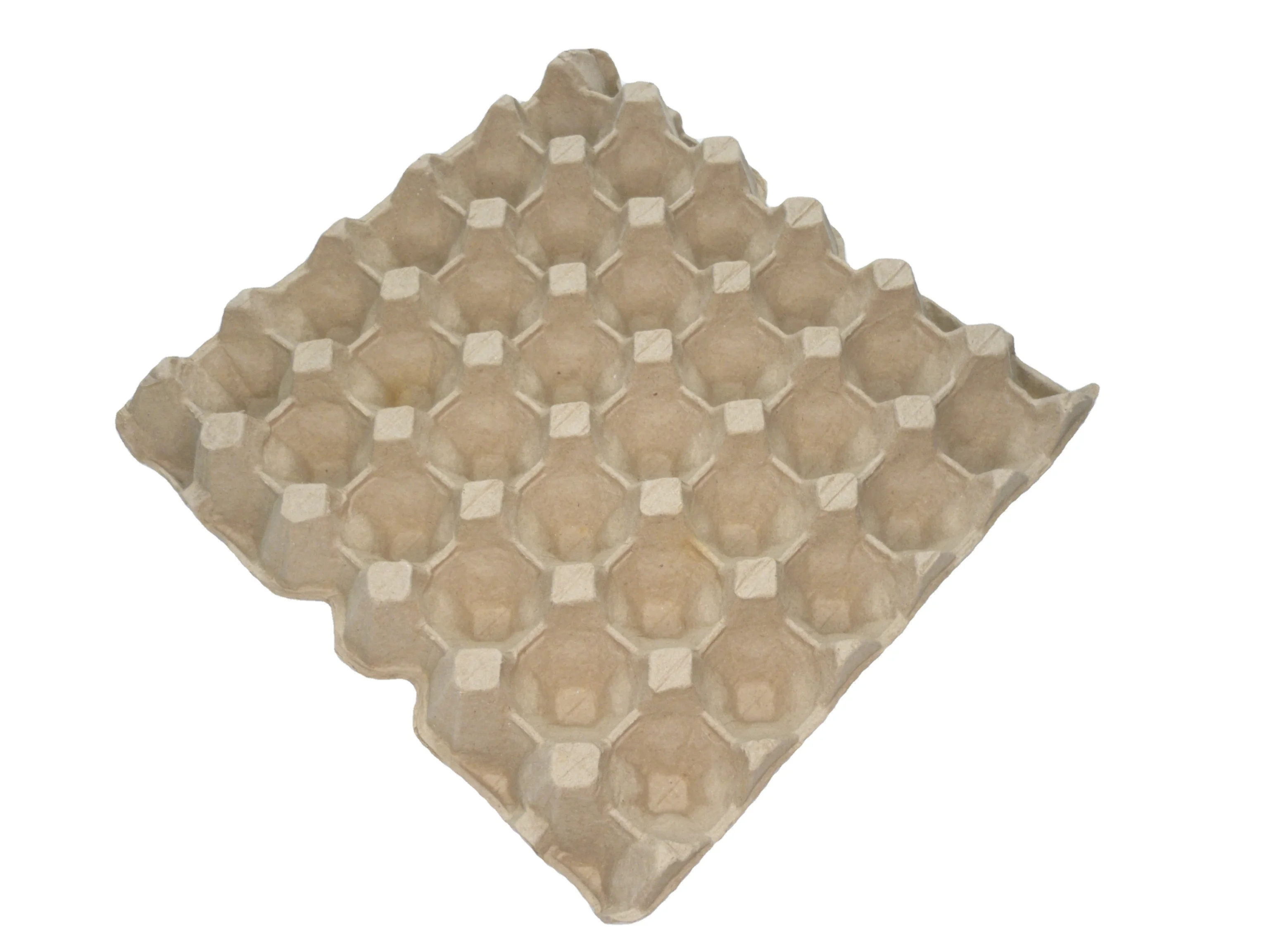 Biodegradable High quality empty paper pulp egg tray prices