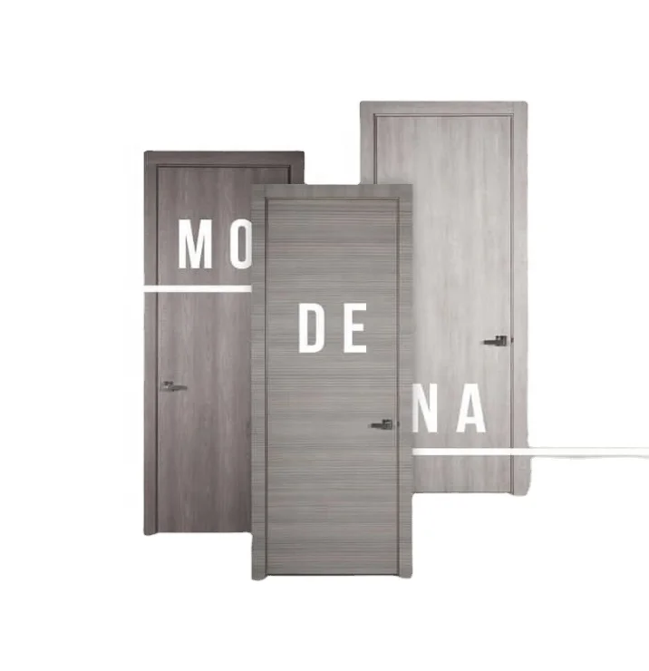 24 дюйма внутренняя панель двери с двойным остеклением серого цвета для спальни