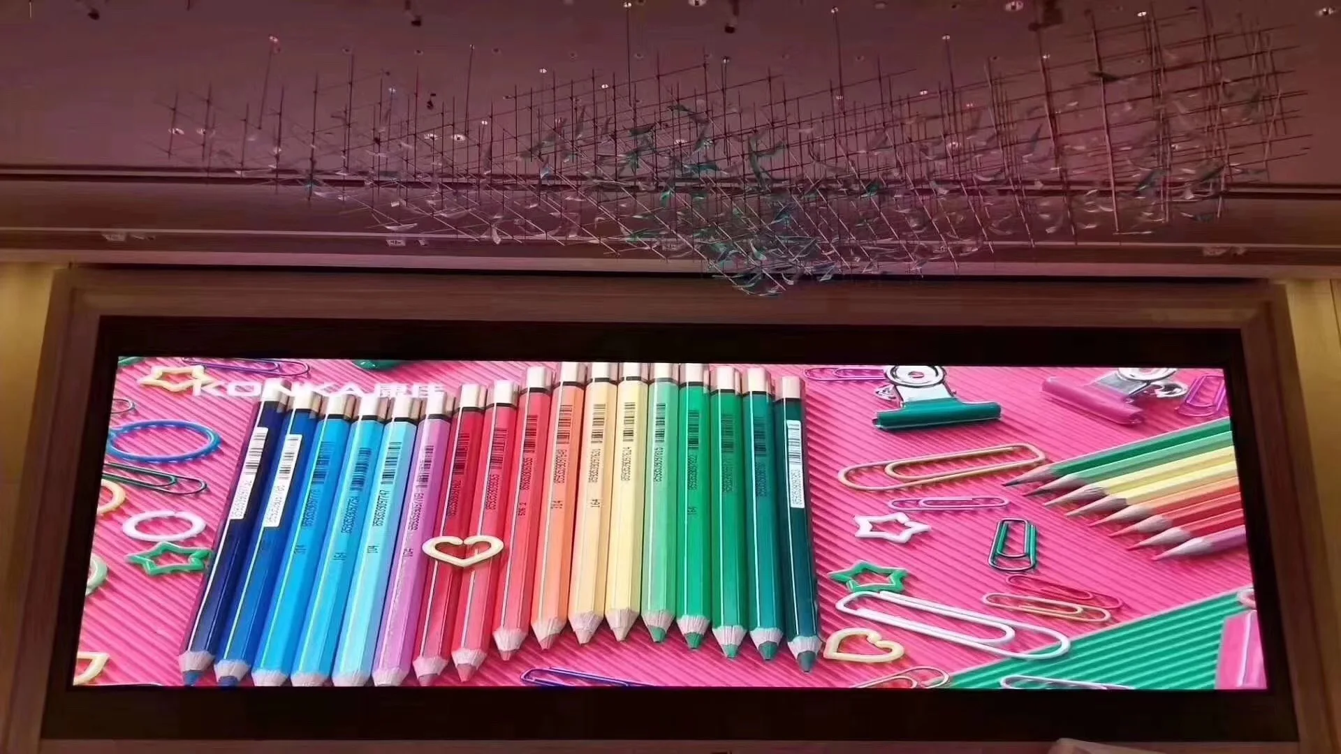 P2.5 Indoor RGB 128x32 Dot Matrix LED Display Module Video Wall Fixed LED Display Panel